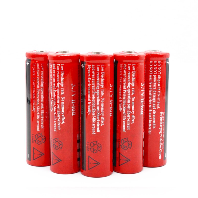 18650 litium ion batteri 3.7 v 4200 mah li-ion oppladbart batteri til ledet lommelykt oppladbare batterier akselerator