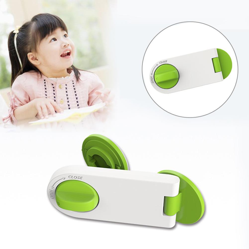 Child Safe Drawer Lock Anti-pinch Baby Protective Lock Catch Mutual Unlocking Tool for Opening Fridge Cabinet Door Baby Safety