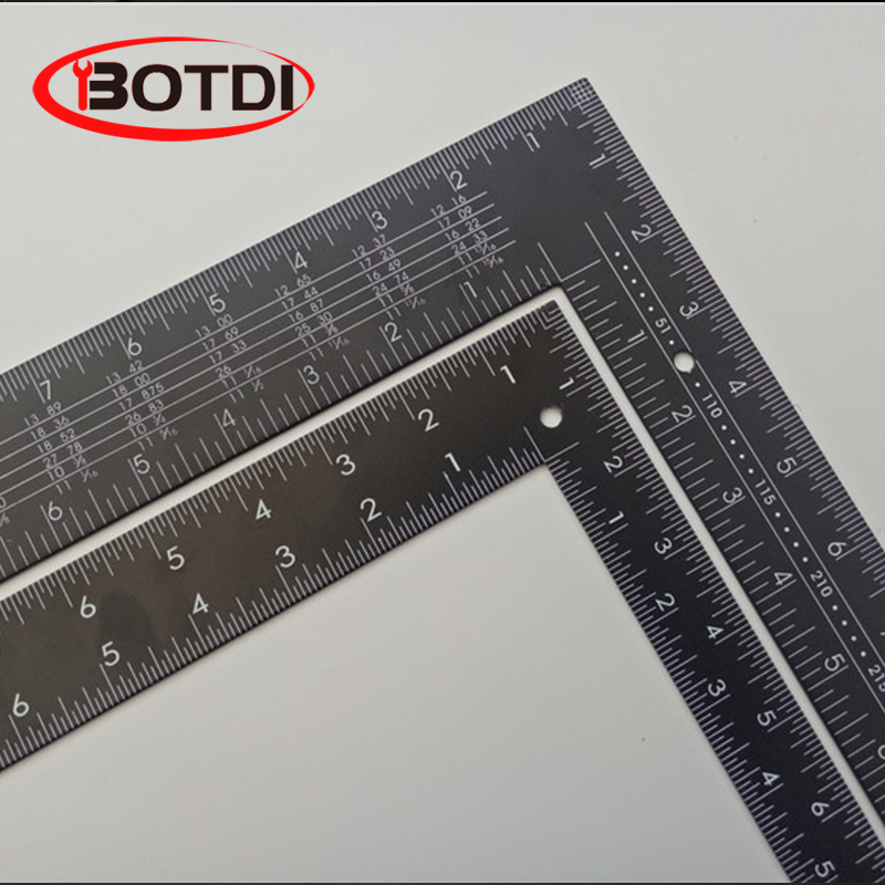 90 degree right angle square ruler measuring angle right angle stainless steel rustproof woodworking leather DIY