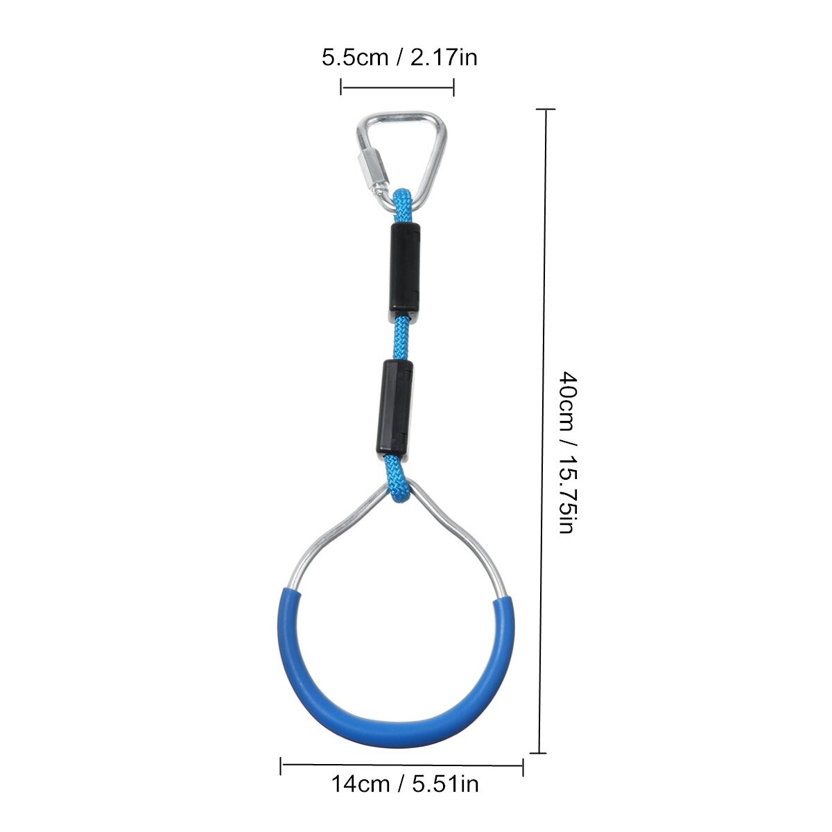 4PCS Swing Bar Rings Gymnastic Ring Climbing Hanging Rings Swings Children Climbing Equipment Playground For Kids Outdoor