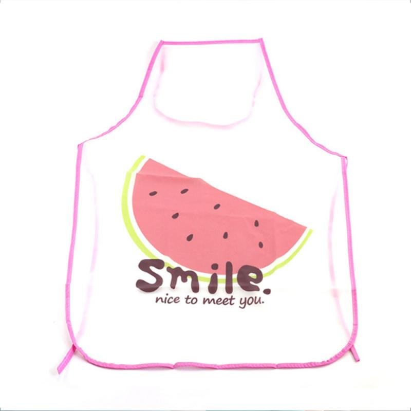 delantal Unisex de frutas encantadoras, sin mangas, impermeable, antiaceite, delantales, babero de cintura, delantal para mujeres, para cena, , cocina, babero: watermelon