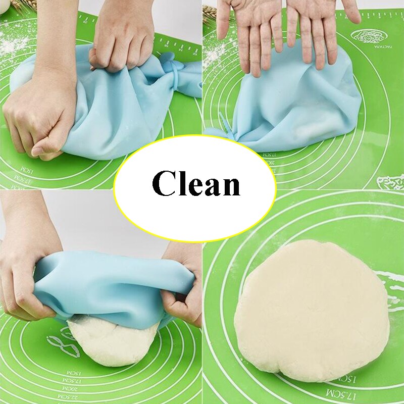 1.5Kg Siliconen Kneden Deeg Zak Meel Mixer Tas Veelzijdige Deeg Mixer Te Reinigen Voor Brood Gebak Pizza Keuken gereedschap
