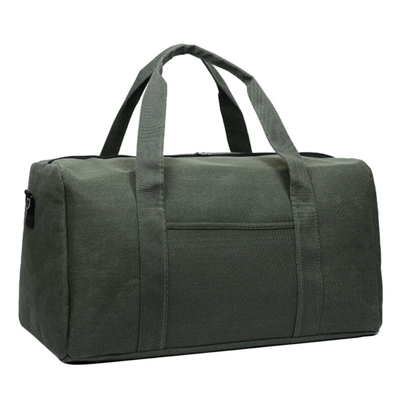 Torby na ramię męskie torby podróżne o dużej pojemności płótno podróżne nowe torby na siłownię duże torba z rączkami o dużej pojemności wodoodporny czas wolny: zielony duży