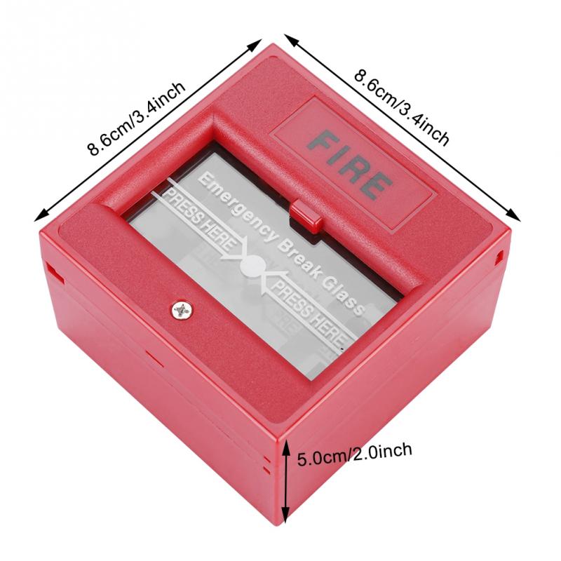 Nooduitgang Brandalarm Knop Release Security Glasbreuk Alarm Schakelaar