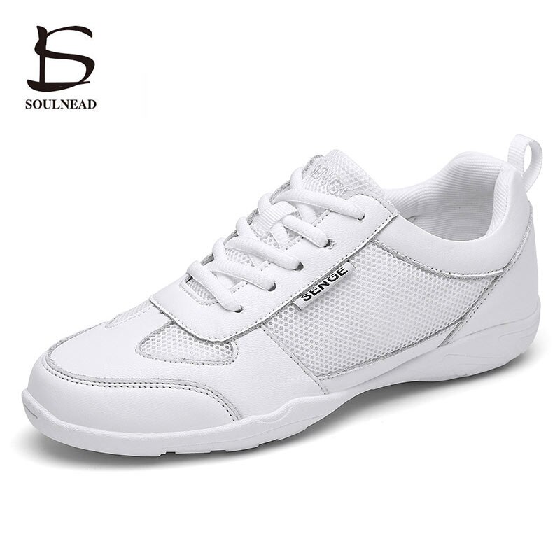 Erwachsene Frauen aerob Schuhe Weiß Jazz tanzen Schuhe Mädchen Wettbewerbs Schuhe Weiche Sohle Weibliche Fitness Tanz Turnschuhe Größe 34-41