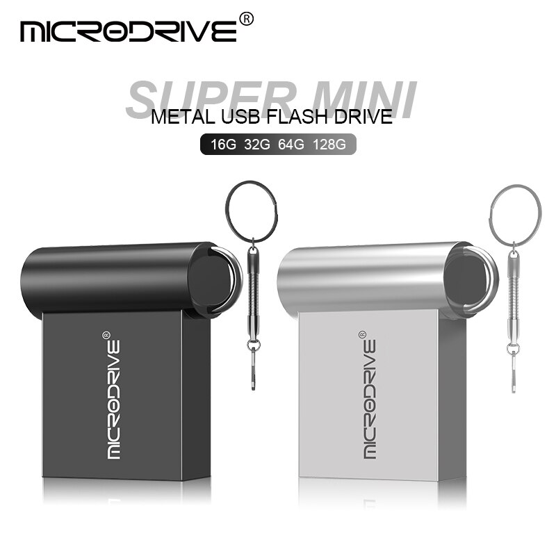 Neue mini metall usb flash drive 64GB 32GB 16GB 8GB 4GB Pen Drive tragbare 128GB usb 2.0 usb stick speicher Flash disk