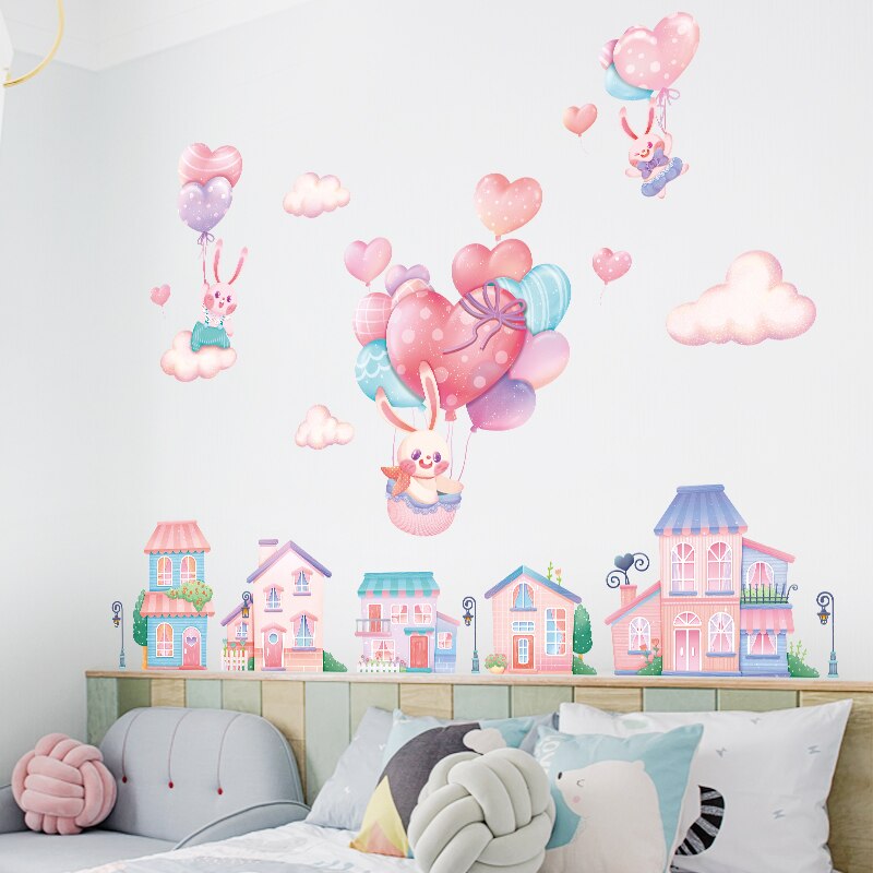 WandSticker4U®- [3 Hojas] Pegatinas Pared Infantiles FRESAS I Vinilo Adhesivo Pared Infantil Niña Y Niño