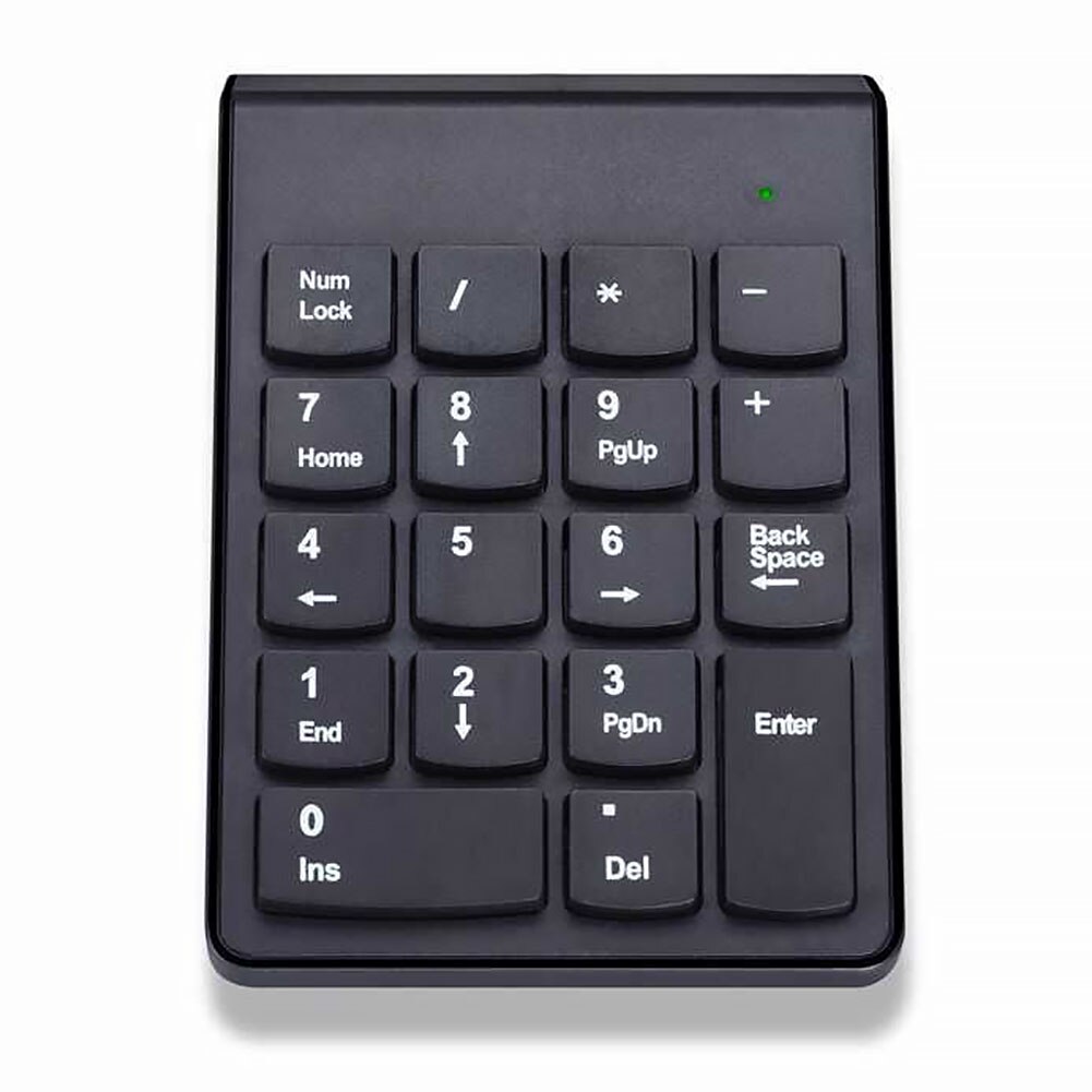 Computer Universal Mini USB Keyboard Desktop Numpad 2.4G Wireless Notebook 18 Keys External Numeric Keypad ABS Digital