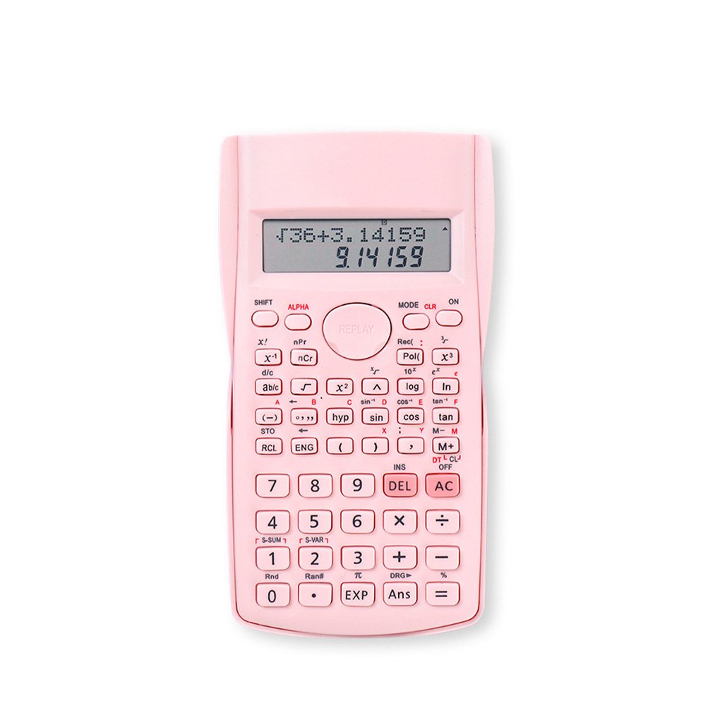 FX-991ES-PLUS Originele wetenschappelijke rekenmachine met 417 functies Middelbare school Universiteitsstudenten Computerkantoor: Rood