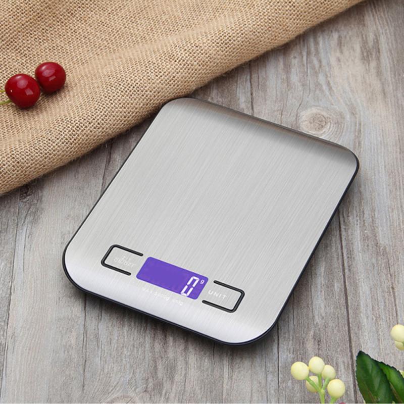 Báscula electrónica Digital de 10KG para cocina, balanzas de alimentos