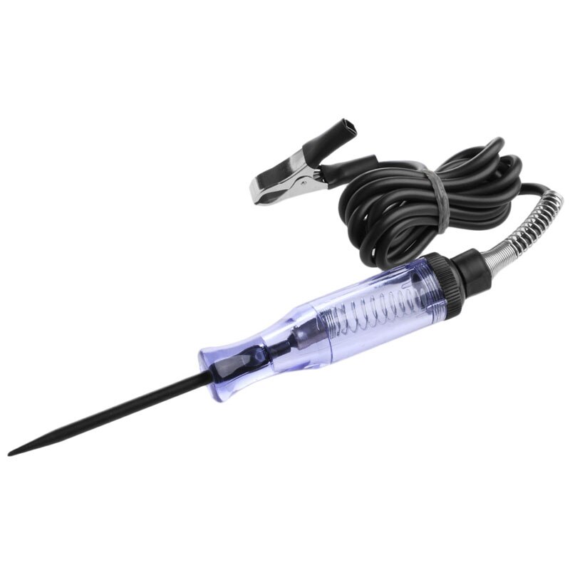 OOTDTY Car Voltage Circuit Tester Tool For 6V-24V DC System Probe Continuity Test Light