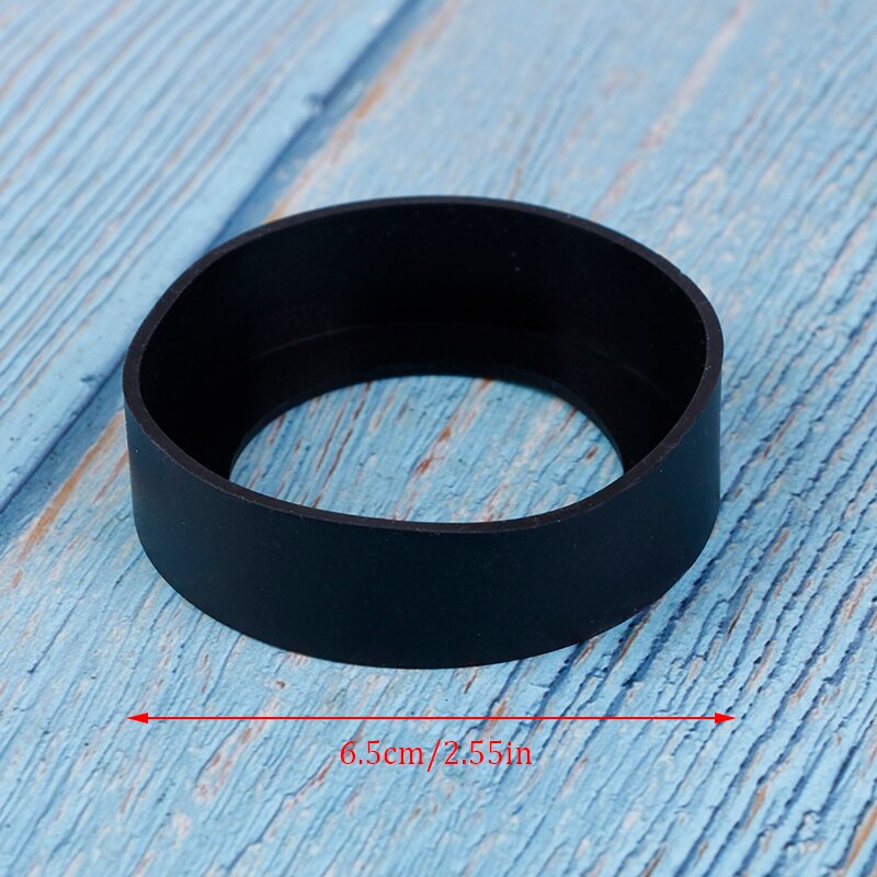 1 st silikonkopp botten skyddskåpa mugghållare 6.5cm termoskoppar bas skyddsfodral