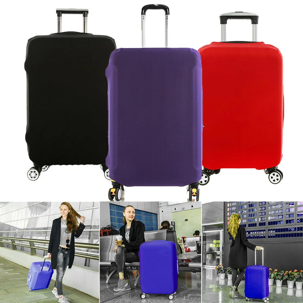 Ne me touchez pas impression housse de bagage valise de voyage housse de protection élasticité housses anti-poussière adaptées aux valises de 18 à 32 pouces
