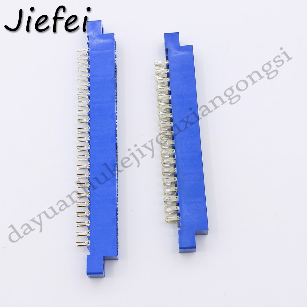 10-50Pcs Connector 805 Flange Card Edge Slot Pitch 3.96mm 12 16 20 24 30 36 44 56 72 Pin Socket Eyelet Gold Finger Wire Solder