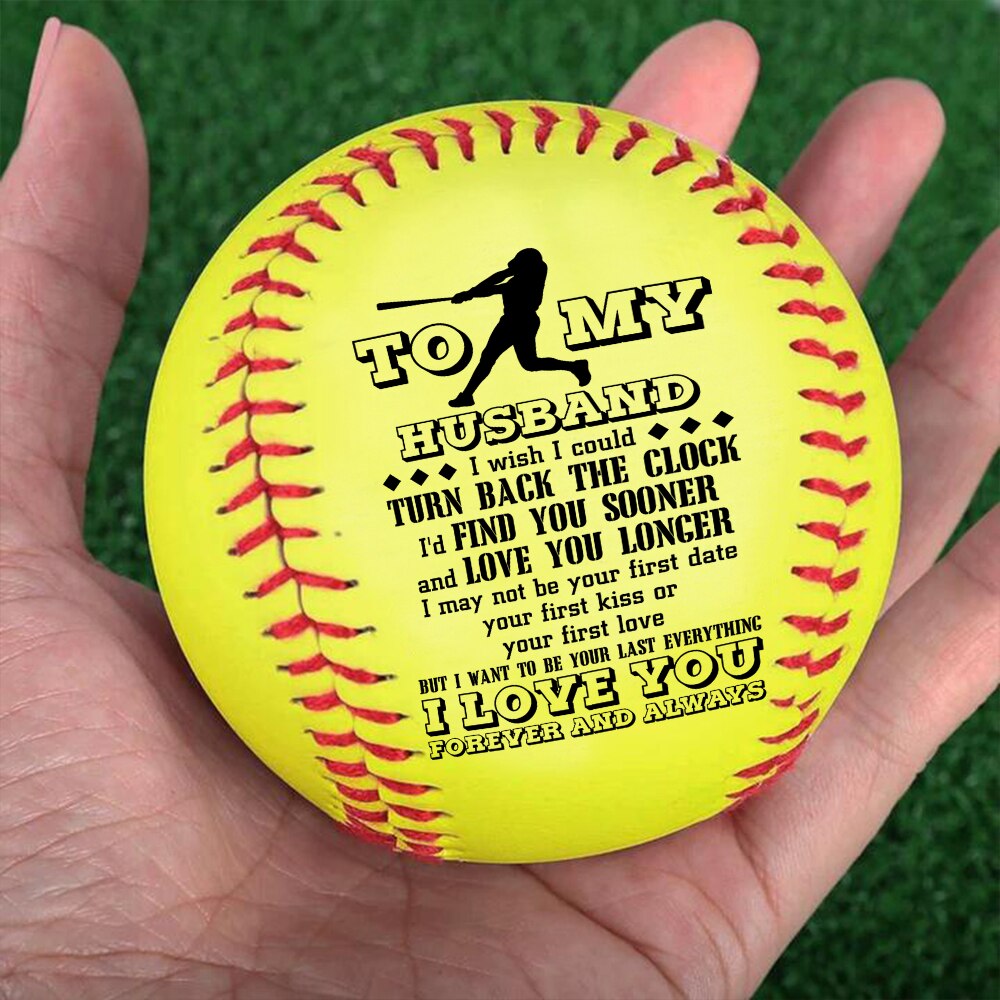 A mio marito, vorrei poter tornare indietro l'orologio Baseball Ball softball