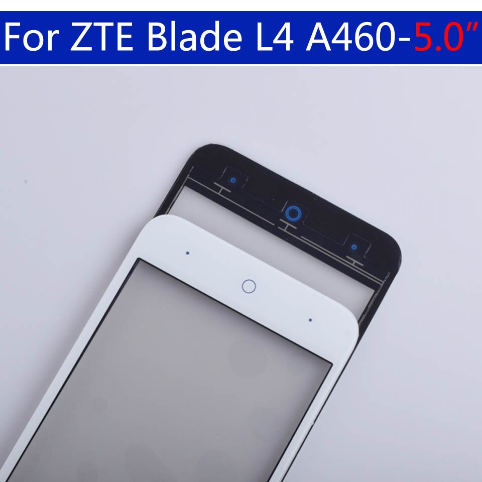 Per zte Lama L4 A460 Pannello Touch Screen Digitizer Sensore Anteriore In Vetro Esterno Sostituzione Touchscreen da 5.0 pollici