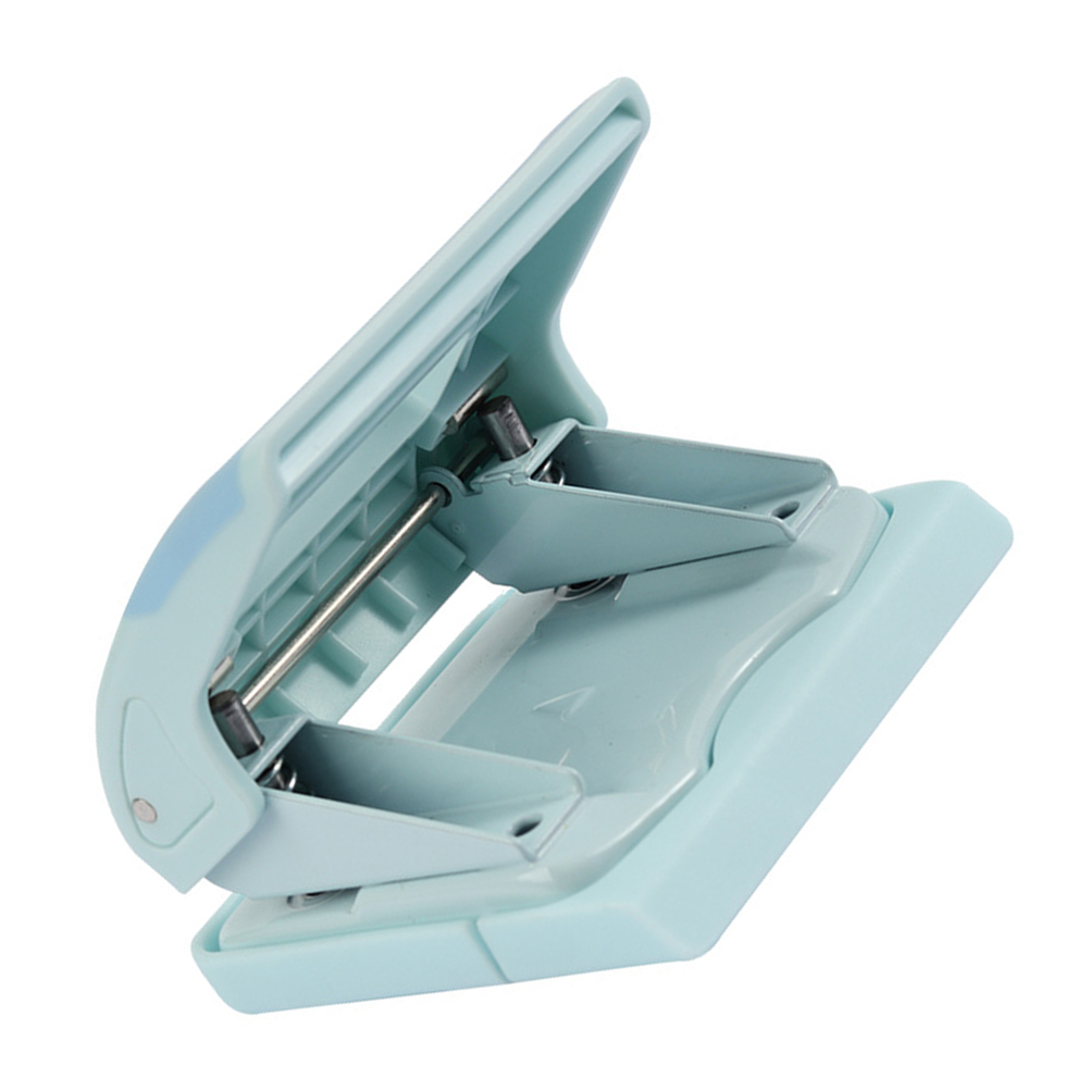 Hole Punch Tool Manual Punching Machine 2-Hole Puncher Loose-leaf Puncher (Random Color): Default Title