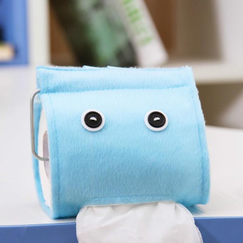 Elf Cute Cloth Lazy Tissue Box Storage Portable Hanging Paper Towel Set Kitchen Bathroom Living Room Decoration Paper Towel Tube