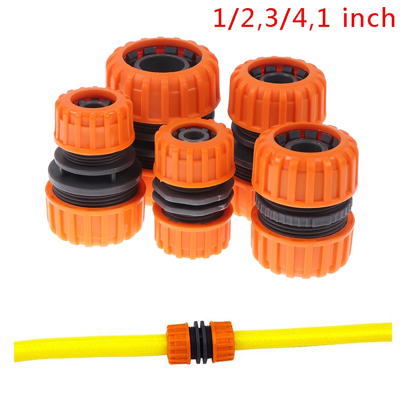 Conector rápido de manguera de riego de jardín, adaptador de junta de acoplamiento de 1/2 &quot;y 3/4&quot;, Conector de Agua ה נה ה
