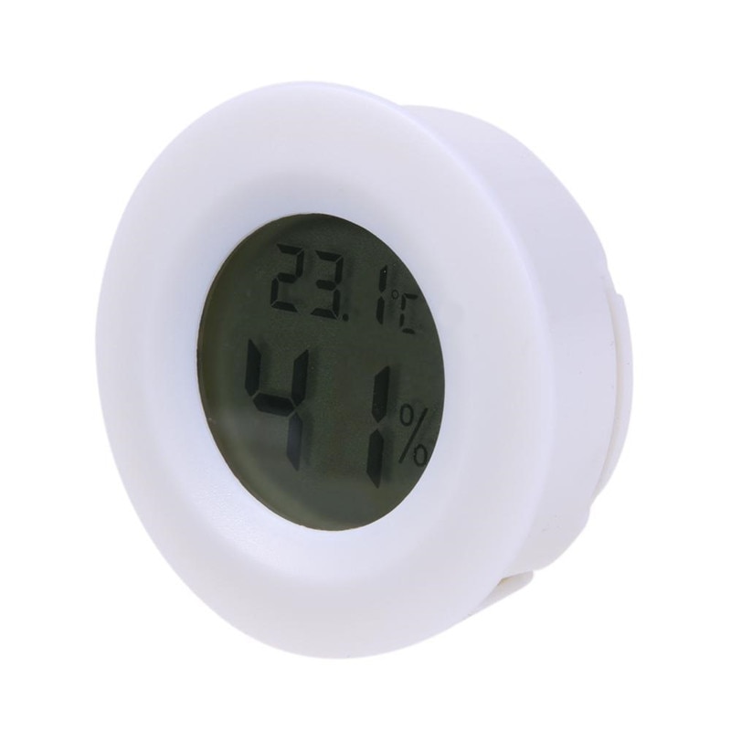 Pet Reptile Snake Rearing Box Digital Meter Thermometer Humidity Hygrometer ABS