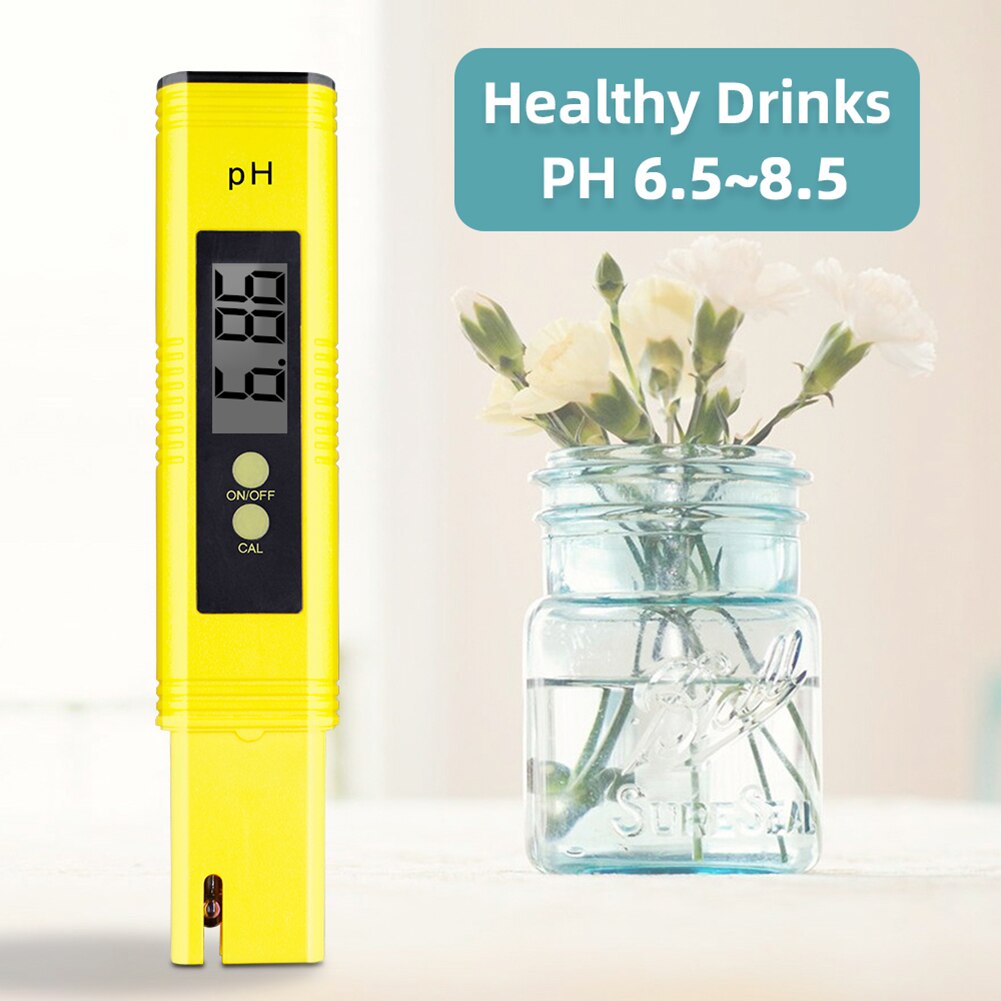 Portable 0.00-14.00 High-precision pH Meter Tester Digital Display Fish Tank Swimming Pool Water Test Detection Instrume