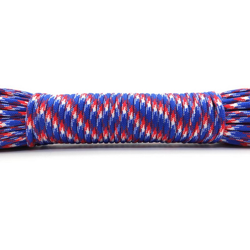 Cavo Paracord 550 Multifunzione 9 Fili - 100 Metri, Resistente, Per Campeggio E Sopravvivenza (Verde Militare)