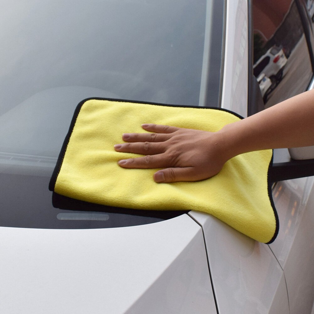 Super Absorbent Car Wash Microfiber Towel Car Cleaning Drying Cloth Hemming Car Care Cloth Detailing Car Wash Towel