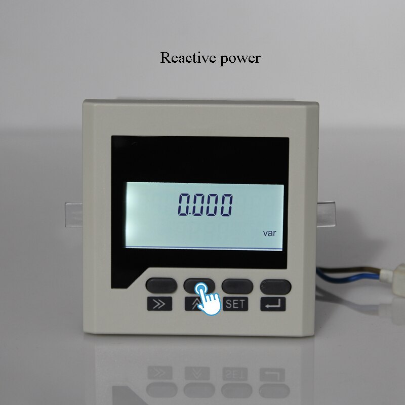 Single phase AC0-220V 0-5A 50-60Hz multifunction panel meter LCD display w kwh cos power energy multifunctional meter with RS485