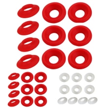 25pcs Silicone Rubber Gaskets Washer Gasket Set For Grolsch EZ Cap Swing Top Bottle Cap Bottle Home Brew Beer Soda Seal Bar