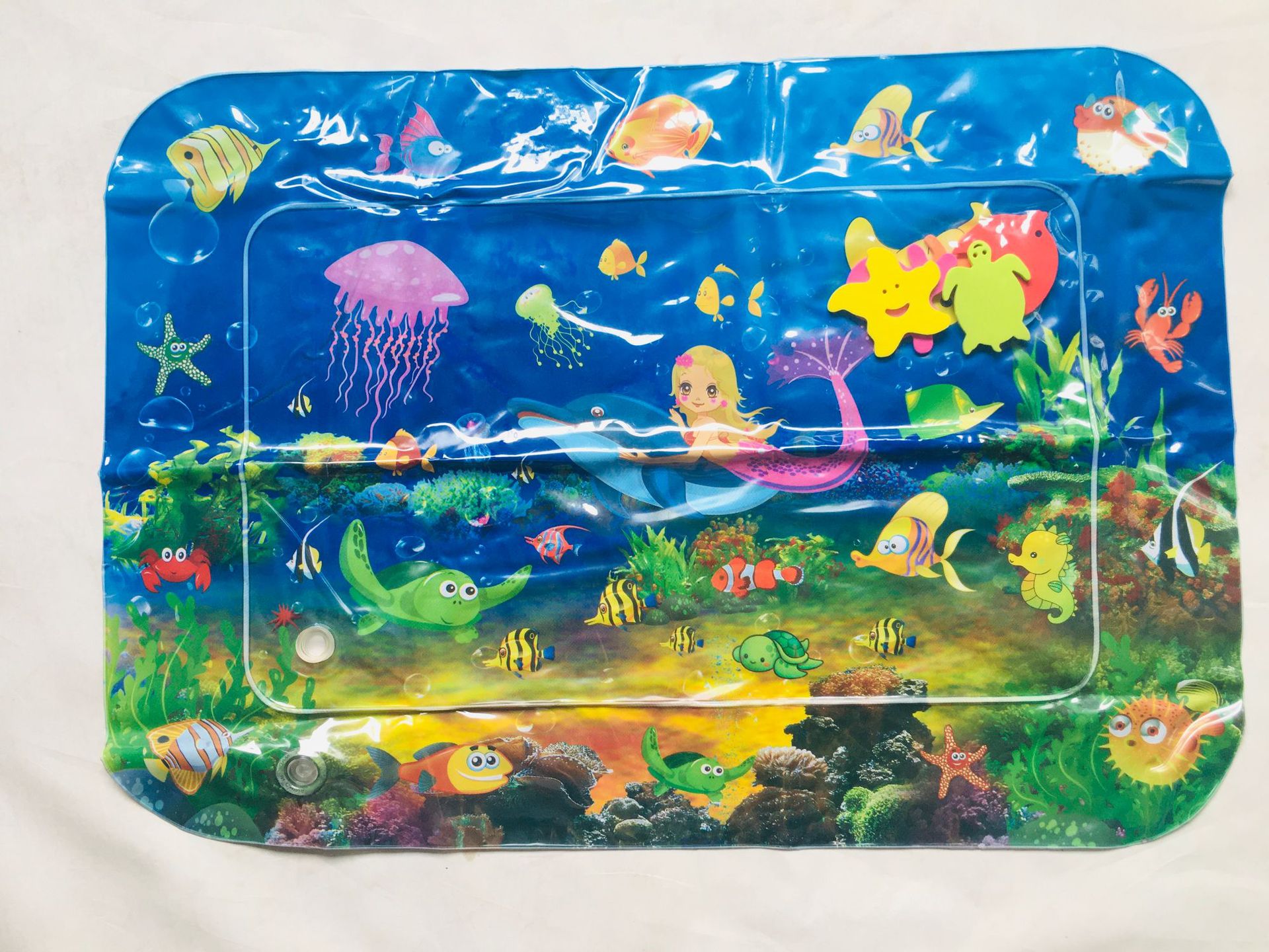 Baby Wasser matt klopfen Pad sprühen Aufblasbare Verschiedene aufbringen Wasser Kissen Marine Leben matt Eis Wasser Zubehör Spielen matt Schwimmbad
