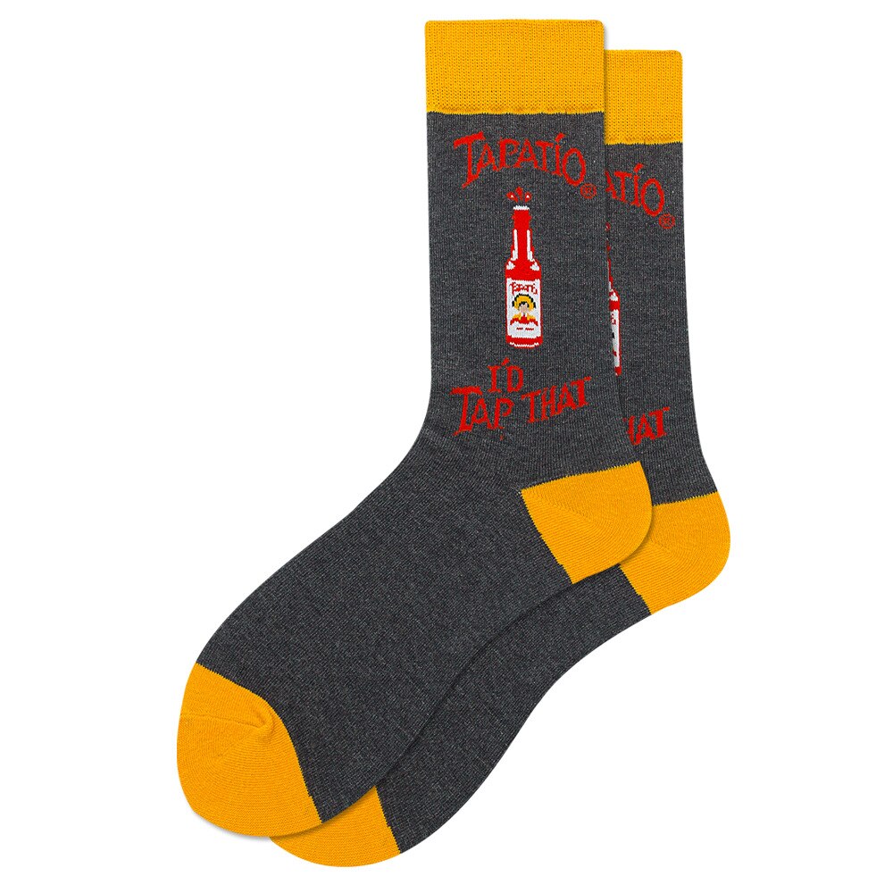 Chaussettes de pour hommes, motif de Cactus, de bière, Hip Hop, Cool, pour femme, hiver, épais, Long Skate, drôle, robe de mariée: CN36004-5