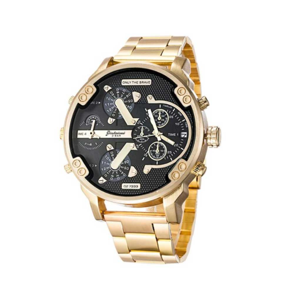 Heren Horloges Sport Luxe Leer Zwart Horloge Big Dial Classic Uur Vintage Klok Digitale Leger Orologio Uomo Mannelijke Horloge