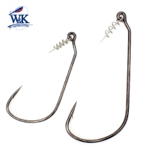 Hameçon de pêche en forme de ver pour brochet, appât souple pour bateau, eau douce, 12/0 et 11/0