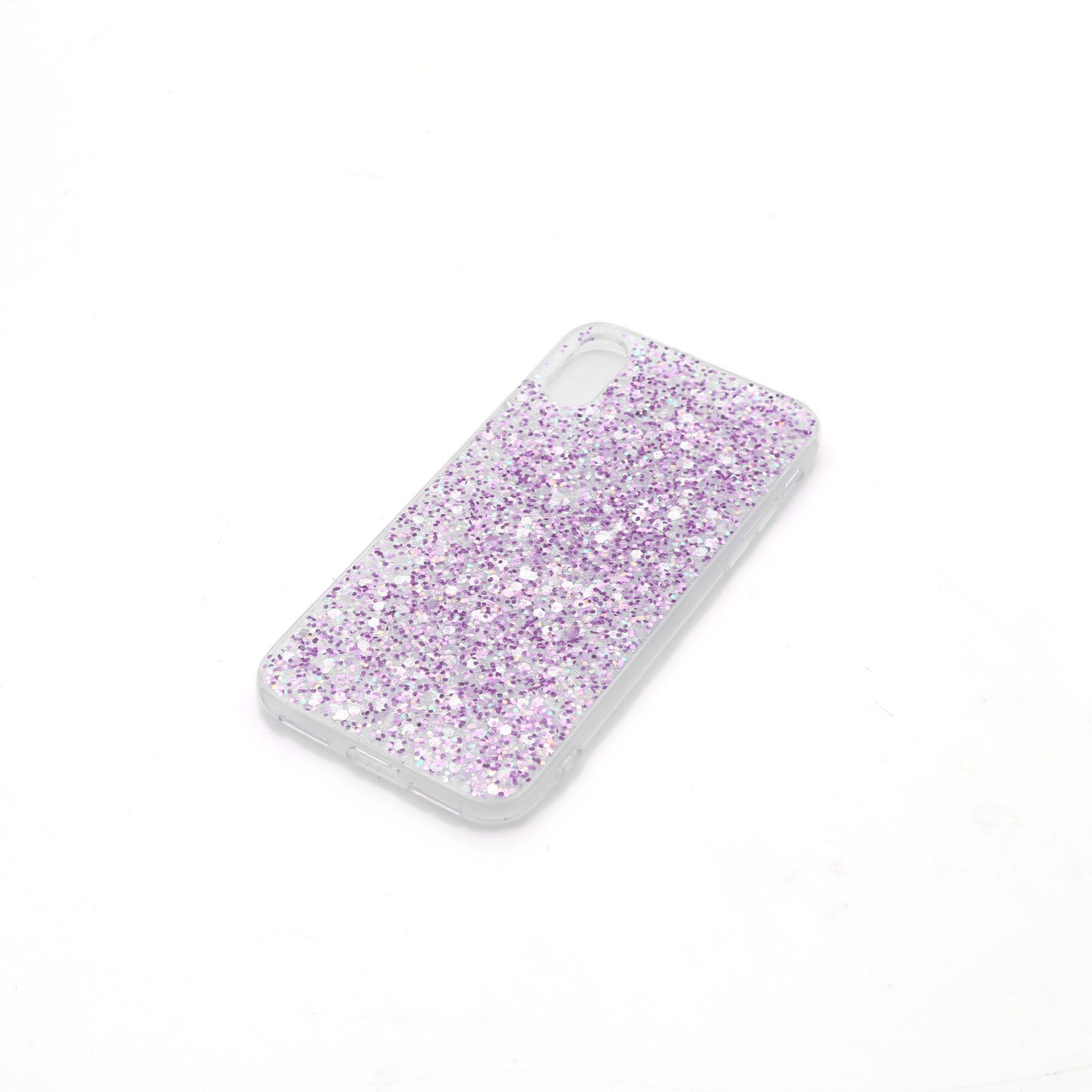 Apple iPhone X Silvery Shiny Silicone Case