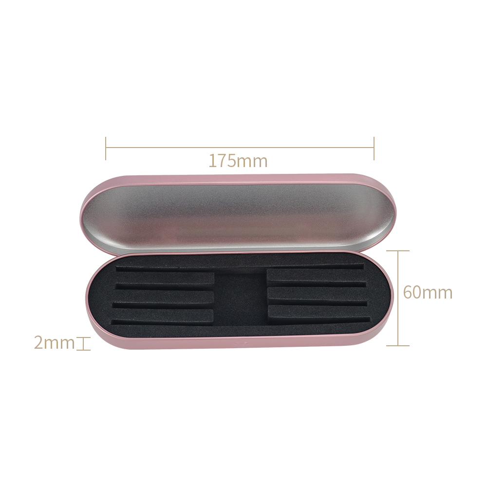 1 pz custodia per pinzette per ciglia materiale in banda stagnata facile da trasportare doppia protezione scatola di colori di diverse dimensioni fornitore di strumenti