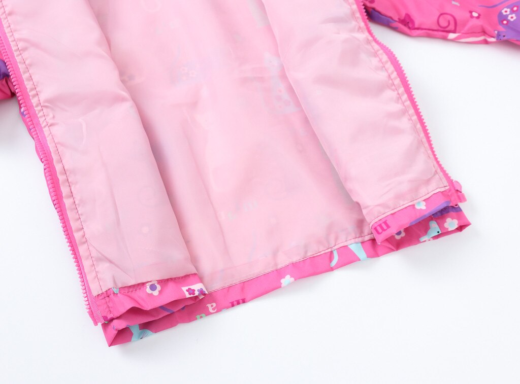 Kids Clothes Boys Jackets Children Hooded Zipper Windbreaker Baby Print Coat Infant Waterproof Hoodies For Girls