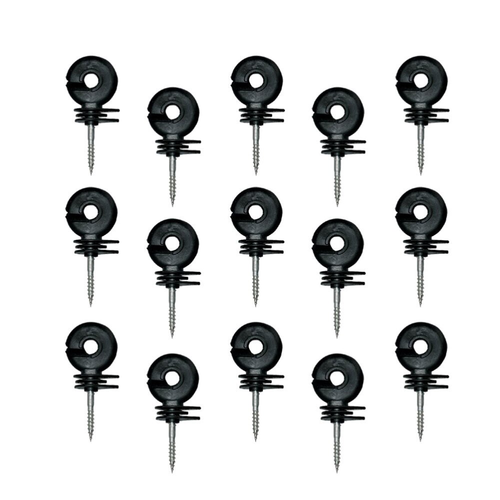 Stuks Muur Hout Post Schroef-In Ring Isolatoren Elektronische Hek Isolator Isolatie Haak Voor Hoogspanning Isolator Reparatie Lijn