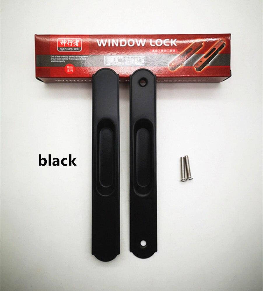 Dwustronny uchwyt ze stali nierdzewnej zamek hakowy 90 prosty zamek hakowy drzwi ze stopu aluminium i okna drzwi przesuwne bez blokady