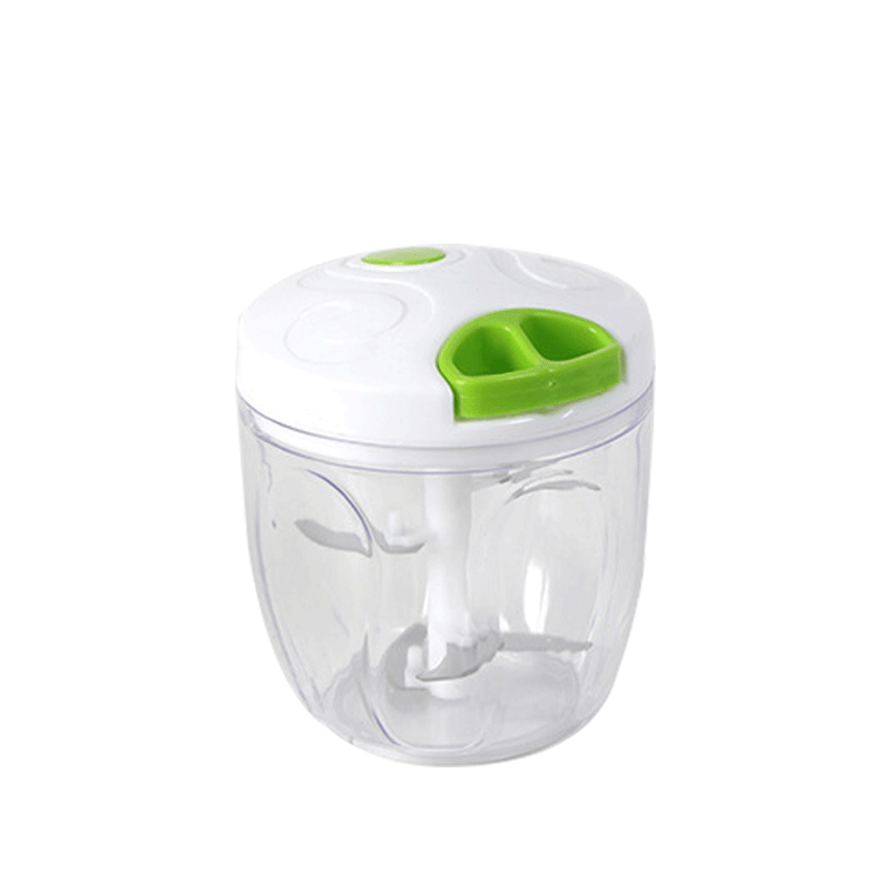 900ML Large Capacity blender Manual Food Processor Safe Chopper Blender Slicer Kitchen Essential blender mixer kitchen product: 900ml  White