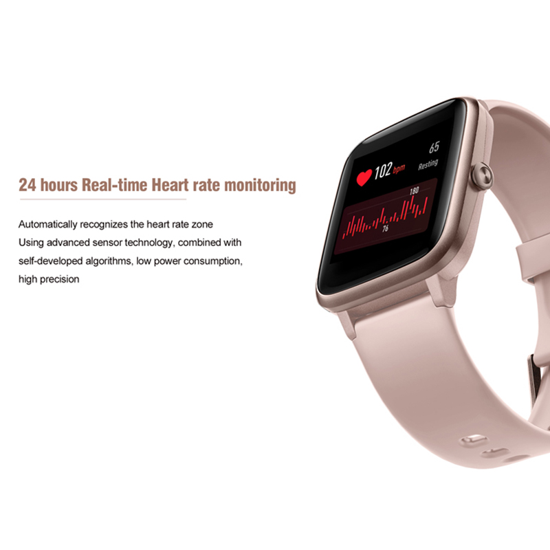 Montre intelligente Fitness Tracker moniteur de fréquence cardiaque IP68 étanche montre podomètre activité Tracker Sport Smartwatch pour Android IOS