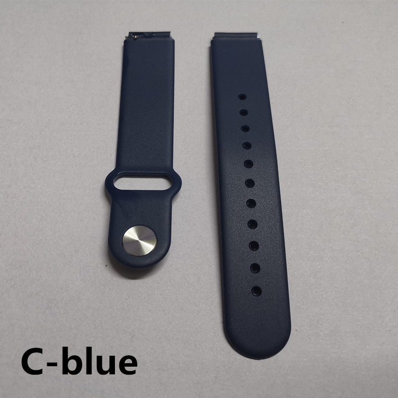 Amynikeer 100% Originele Riem B57 Originele Band Fabriek Biedt Siliconen Band 10 Kleuren Voor Smart Armband B57 Smart Watch: C-blue