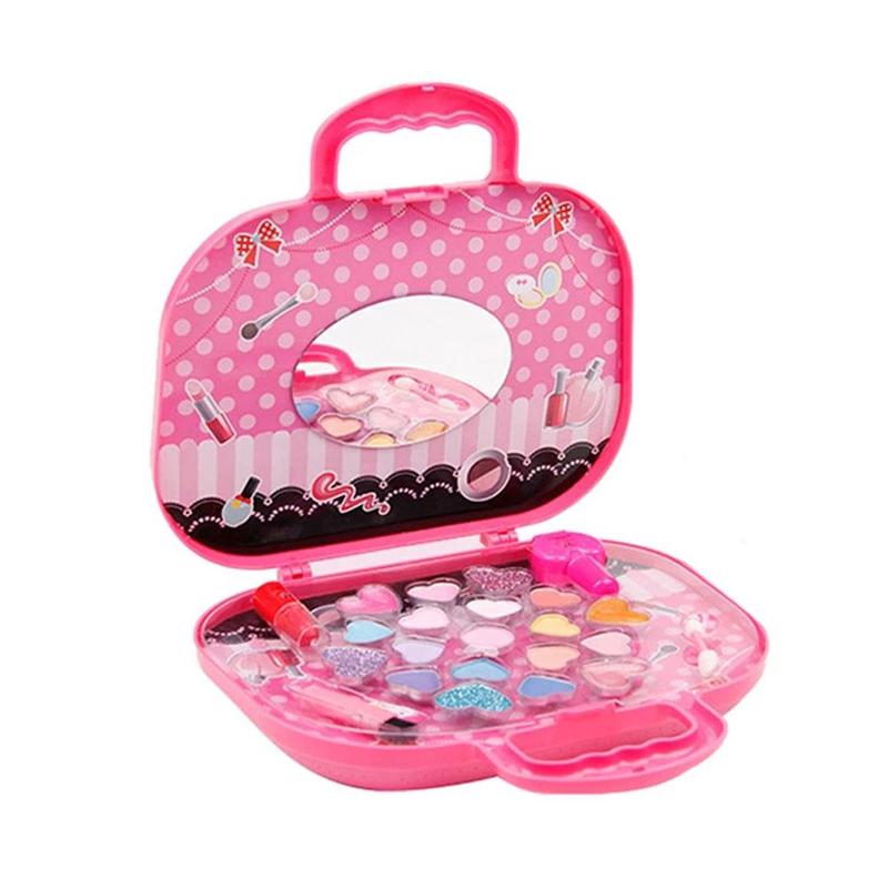 Makeup Sets Girls Makeup Toy Party Performances Dressing Vanity Beauty Cosmetic Bag Carry case Play House Girls Toy Beauty: Default Title