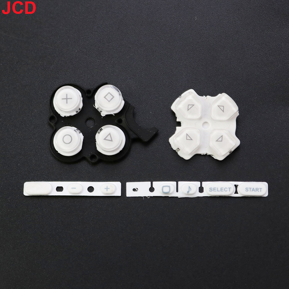 JCD 1 Juego para consola de juegos PSP 3000, Kit de botones izquierdo y derecho de repuesto, tecla de botones de inicio seleccionados para pieza de reparación PSP3000