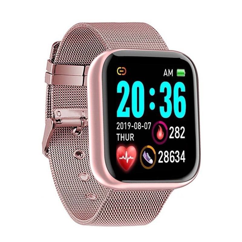 Smart Horloge Vrouwen Mannen Sport Bluetooth Smart Band Hartslagmeter Bloeddruk Fitness Tracker Armband Voor Android Ios