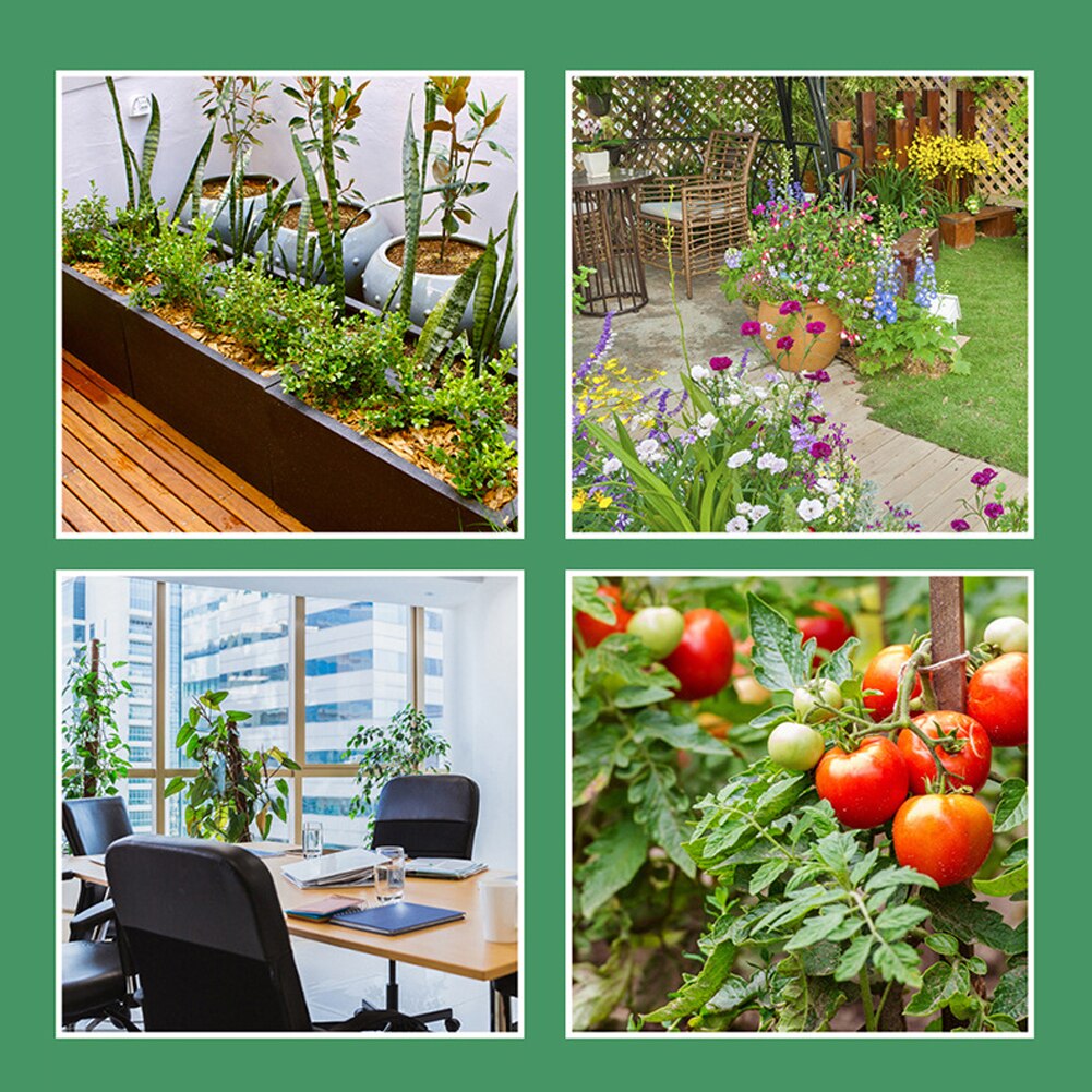 Dispositivo de riego automático inteligente, controlador temporizado para jardín, terraza, sistema de riego por goteo para flores de plantas en maceta 10-20