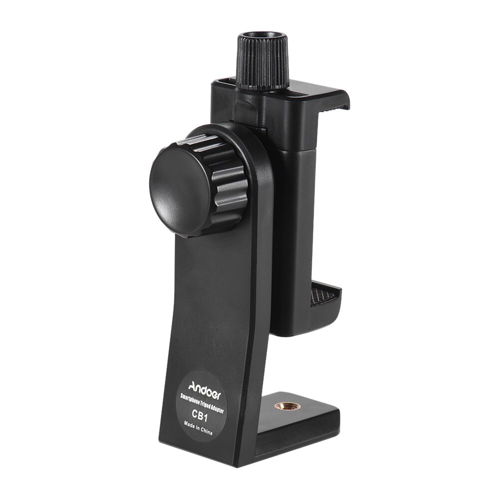 Andoer CB1 Plastic Smartphone Phone Clip Holder Stand Support Clamp Frame Bracket Mount for iPhone 7/7s/6/6s etc. Selfie Video