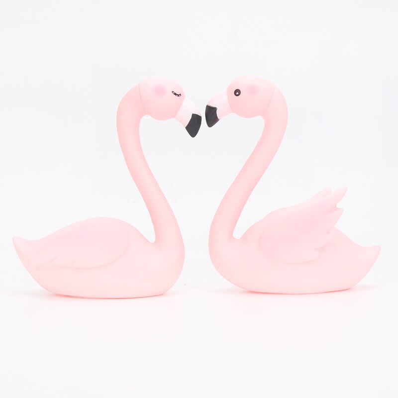 Kage topper lyserød flamingo indretning til bryllupsfest forsyninger diy hjem kage indretning indretning valentinsdag fødselsdagsfest: 2 stk