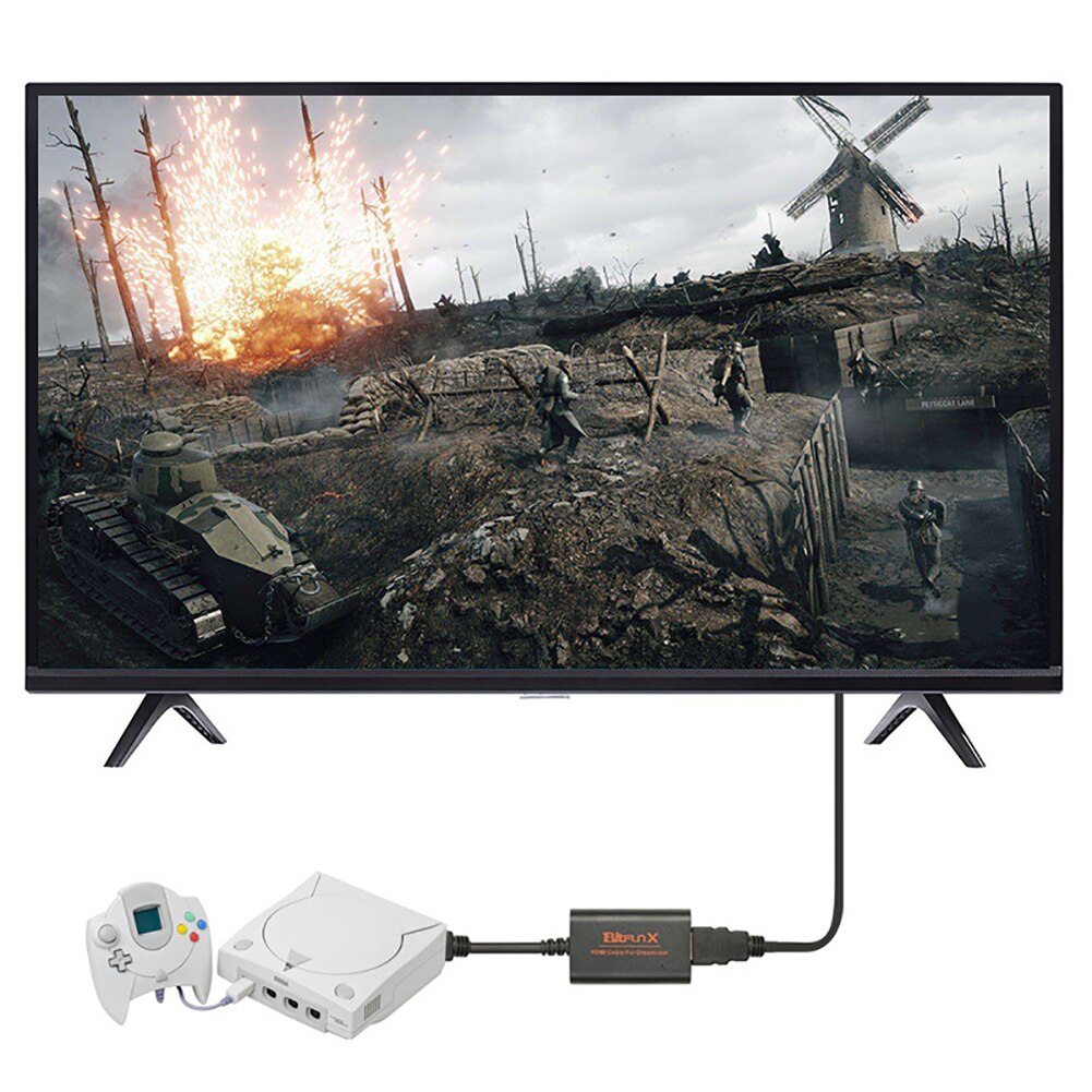 HDMI Adapter For Sega Dreamcast Consoles Dreamcast HDMI/HD-Link Cable Hd Converter Cable For Sega Dreamcast Game Machine