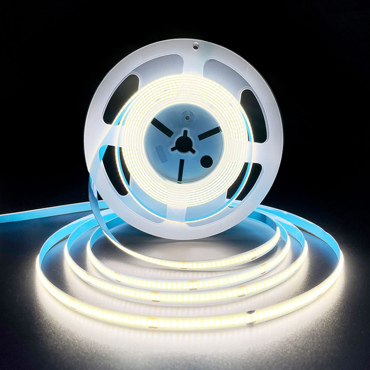 5M Cob Led Strip Cri90 Free Cutting 12V 24V 3mm 5mm 8mm Self-adhesive Led Strip Light: Cold White / 6-10W