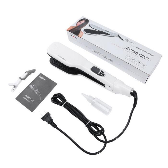 Steampod Professionelle Haarglätter Dampf Flache Eisen Haarglätter Schwimm Schnelle heizung platte Dampf sprühen Richt Pinsel